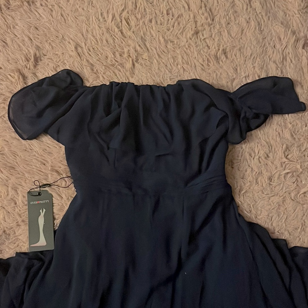 Strapless off shoulder dress